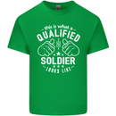 This Is What a Qualified Soldier Looks Like Mens Cotton T-Shirt Tee Top Irish Green