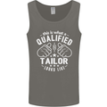 This Is What a Qualified Tailor Looks Like Mens Vest Tank Top Charcoal
