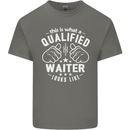 This Is What a Qualified Waiter Looks Like Mens Cotton T-Shirt Tee Top Charcoal