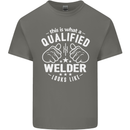 This Is What a Qualified Welder Looks Like Mens Cotton T-Shirt Tee Top Charcoal