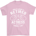 This Is What a Retired Actress Looks Like Mens T-Shirt Cotton Gildan Light Pink