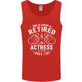 This Is What a Retired Actress Looks Like Mens Vest Tank Top Red