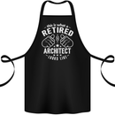 This Is What a Retired Architect Looks Like Cotton Apron 100% Organic Black