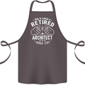 This Is What a Retired Architect Looks Like Cotton Apron 100% Organic Dark Grey