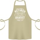 This Is What a Retired Architect Looks Like Cotton Apron 100% Organic Khaki