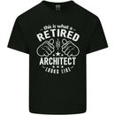This Is What a Retired Architect Looks Like Mens Cotton T-Shirt Tee Top Black
