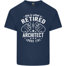 This Is What a Retired Architect Looks Like Mens Cotton T-Shirt Tee Top Navy Blue