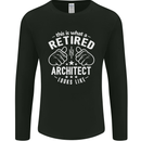 This Is What a Retired Architect Looks Like Mens Long Sleeve T-Shirt Black