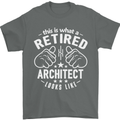 This Is What a Retired Architect Looks Like Mens T-Shirt Cotton Gildan Charcoal