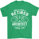 This Is What a Retired Architect Looks Like Mens T-Shirt Cotton Gildan Irish Green
