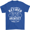 This Is What a Retired Architect Looks Like Mens T-Shirt Cotton Gildan Royal Blue