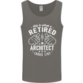 This Is What a Retired Architect Looks Like Mens Vest Tank Top Charcoal