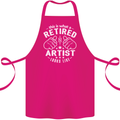 This Is What a Retired Artist Looks Like Cotton Apron 100% Organic Pink
