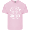 This Is What a Retired Artist Looks Like Mens Cotton T-Shirt Tee Top Light Pink