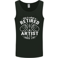This Is What a Retired Artist Looks Like Mens Vest Tank Top Black