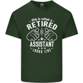 This Is What a Retired Assistant Looks Like Mens Cotton T-Shirt Tee Top Forest Green