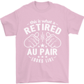 This Is What a Retired Au Pair Looks Like Mens T-Shirt Cotton Gildan Light Pink
