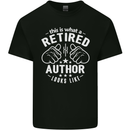 This Is What a Retired Author Looks Like Mens Cotton T-Shirt Tee Top Black