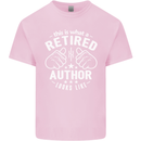 This Is What a Retired Author Looks Like Mens Cotton T-Shirt Tee Top Light Pink