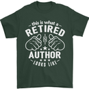This Is What a Retired Author Looks Like Mens T-Shirt Cotton Gildan Forest Green