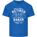 This Is What a Retired Baker Looks Like Mens Cotton T-Shirt Tee Top Royal Blue