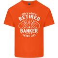 This Is What a Retired Banker Looks Like Mens Cotton T-Shirt Tee Top Orange