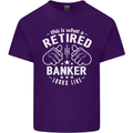 This Is What a Retired Banker Looks Like Mens Cotton T-Shirt Tee Top Purple