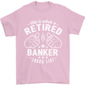 This Is What a Retired Banker Looks Like Mens T-Shirt Cotton Gildan Light Pink