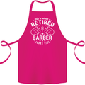 This Is What a Retired Barber Looks Like Cotton Apron 100% Organic Pink