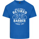 This Is What a Retired Barber Looks Like Mens Cotton T-Shirt Tee Top Royal Blue