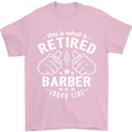 This Is What a Retired Barber Looks Like Mens T-Shirt Cotton Gildan Light Pink