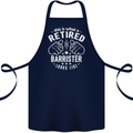 This Is What a Retired Barrister Looks Like Cotton Apron 100% Organic Navy Blue