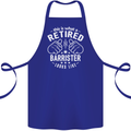 This Is What a Retired Barrister Looks Like Cotton Apron 100% Organic Royal Blue