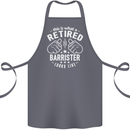 This Is What a Retired Barrister Looks Like Cotton Apron 100% Organic Steel