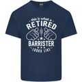 This Is What a Retired Barrister Looks Like Mens Cotton T-Shirt Tee Top Navy Blue
