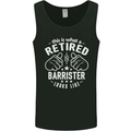 This Is What a Retired Barrister Looks Like Mens Vest Tank Top Black