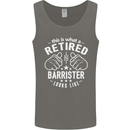 This Is What a Retired Barrister Looks Like Mens Vest Tank Top Charcoal