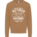 This Is What a Retired Bartender Looks Like Mens Sweatshirt Jumper Caramel Latte