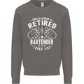 This Is What a Retired Bartender Looks Like Mens Sweatshirt Jumper Charcoal