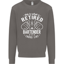 This Is What a Retired Bartender Looks Like Mens Sweatshirt Jumper Charcoal