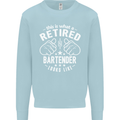 This Is What a Retired Bartender Looks Like Mens Sweatshirt Jumper Light Blue