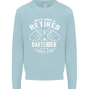 This Is What a Retired Bartender Looks Like Mens Sweatshirt Jumper Light Blue