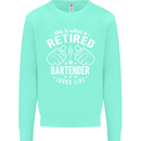 This Is What a Retired Bartender Looks Like Mens Sweatshirt Jumper Peppermint
