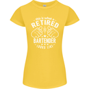 This Is What a Retired Bartender Looks Like Womens Petite Cut T-Shirt Yellow
