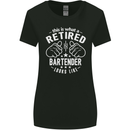 This Is What a Retired Bartender Looks Like Womens Wider Cut T-Shirt Black
