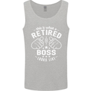 This Is What a Retired Boss Looks Like Mens Vest Tank Top Sports Grey