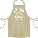 This Is What a Retired Builder Looks Like Cotton Apron 100% Organic Khaki