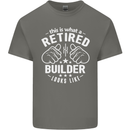 This Is What a Retired Builder Looks Like Mens Cotton T-Shirt Tee Top Charcoal