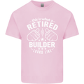 This Is What a Retired Builder Looks Like Mens Cotton T-Shirt Tee Top Light Pink
