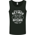 This Is What a Retired Butcher Looks Like Mens Vest Tank Top Black